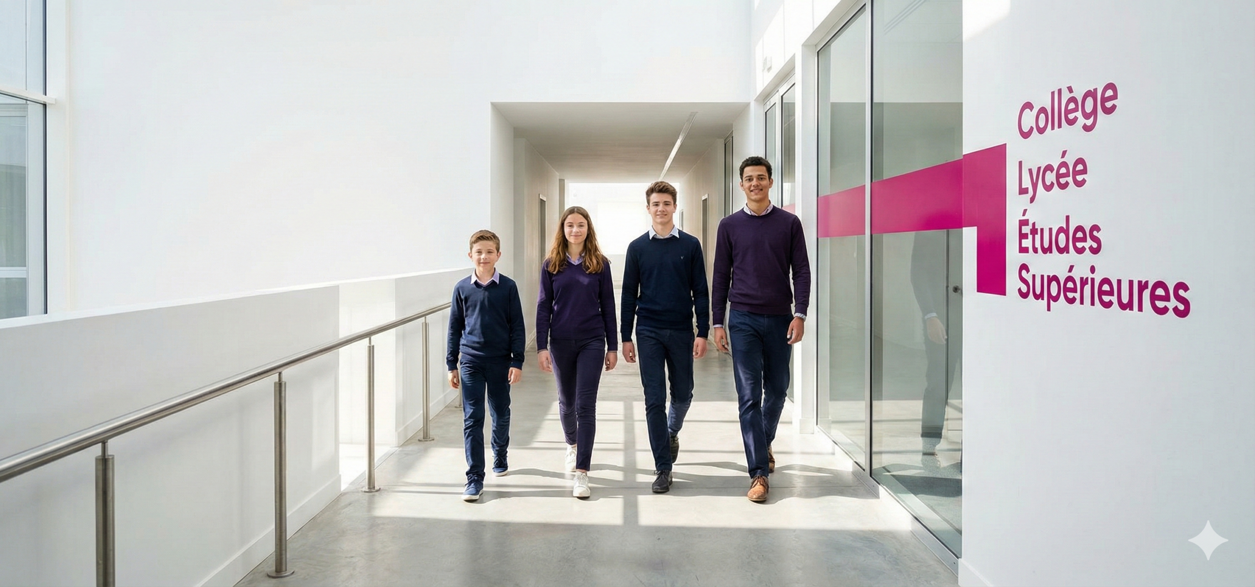 Jeunes à différentes étapes du parcours scolaire