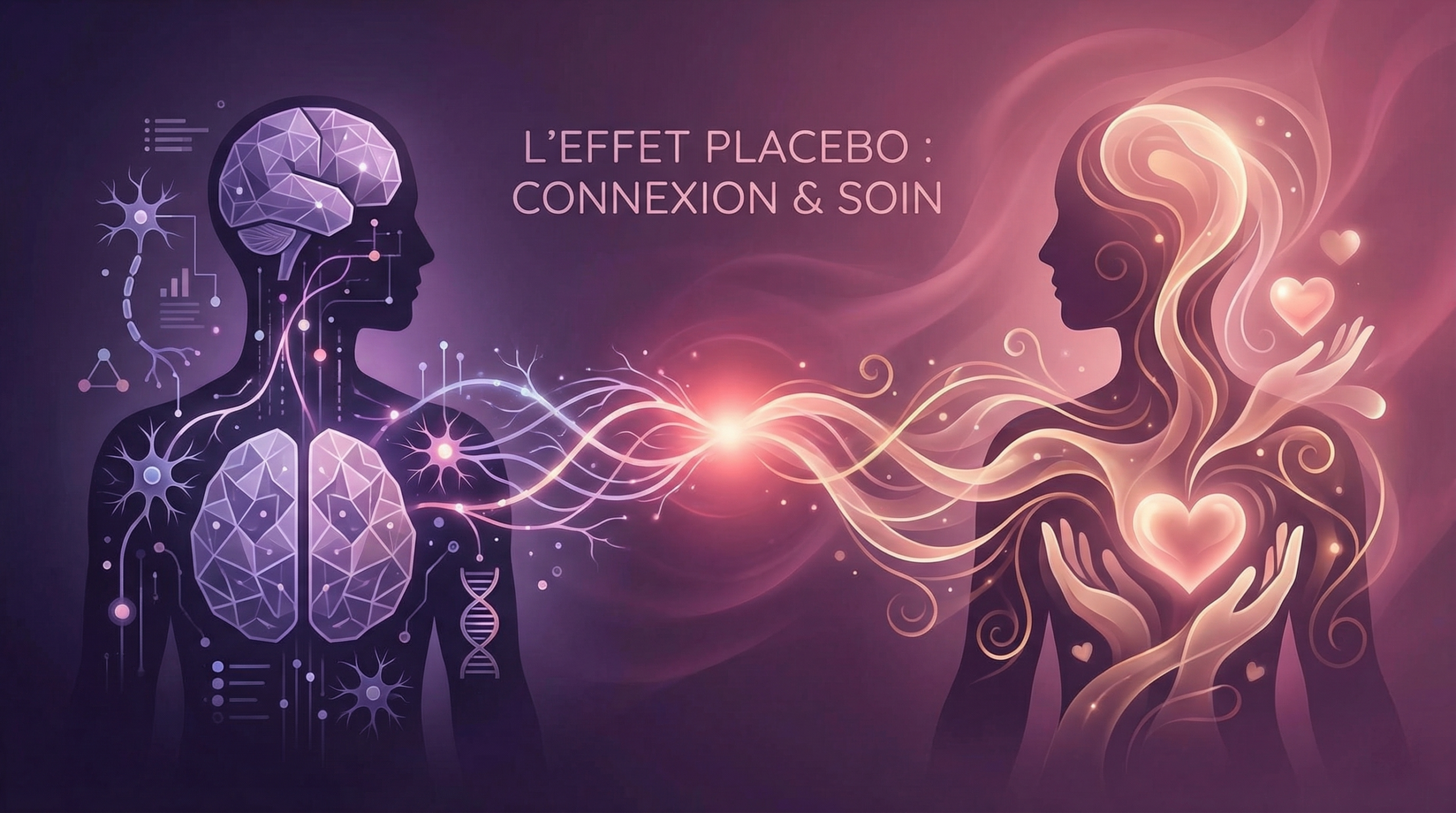 Illustration effet placebo - mécanismes neurobiologiques et relation thérapeutique