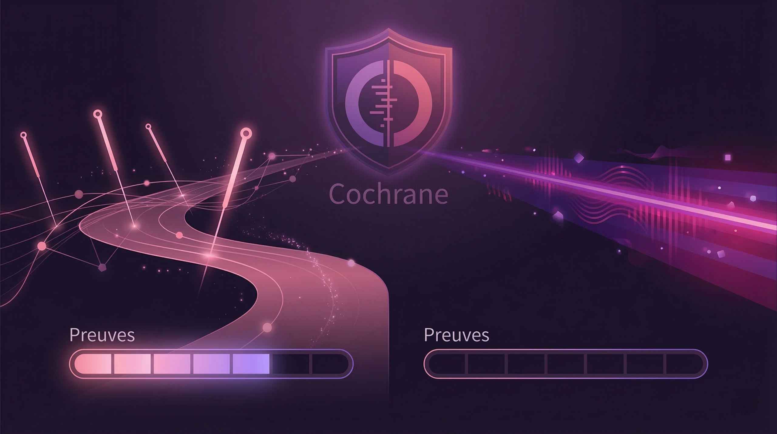 Acupuncture traditionnelle vs luxopuncture - revues Cochrane