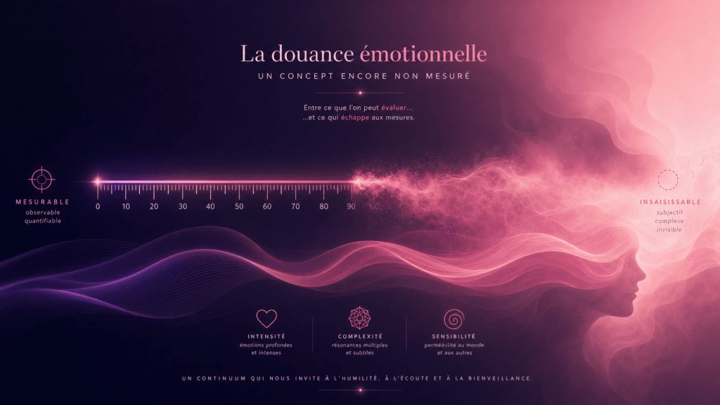Illustration conceptuelle du haut potentiel émotionnel : une échelle de mesure incomplète