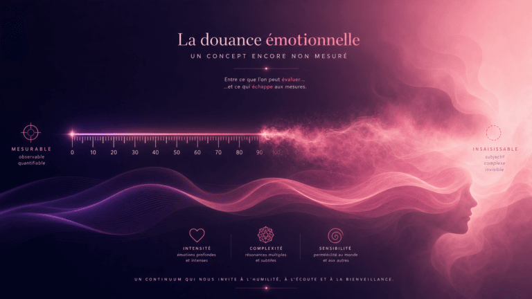 Illustration conceptuelle du haut potentiel émotionnel : une échelle de mesure incomplète